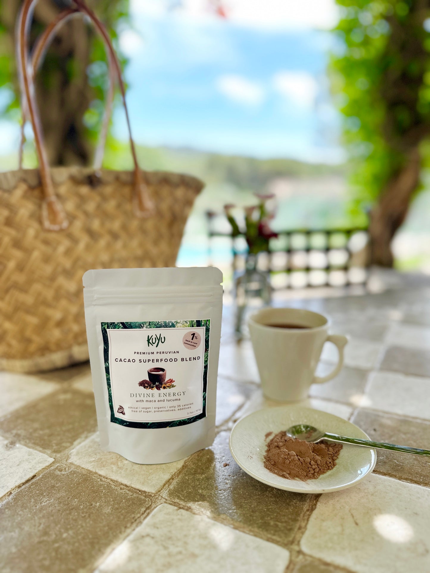 KUYU Divine Energy: Cacao with Superfoods Blend