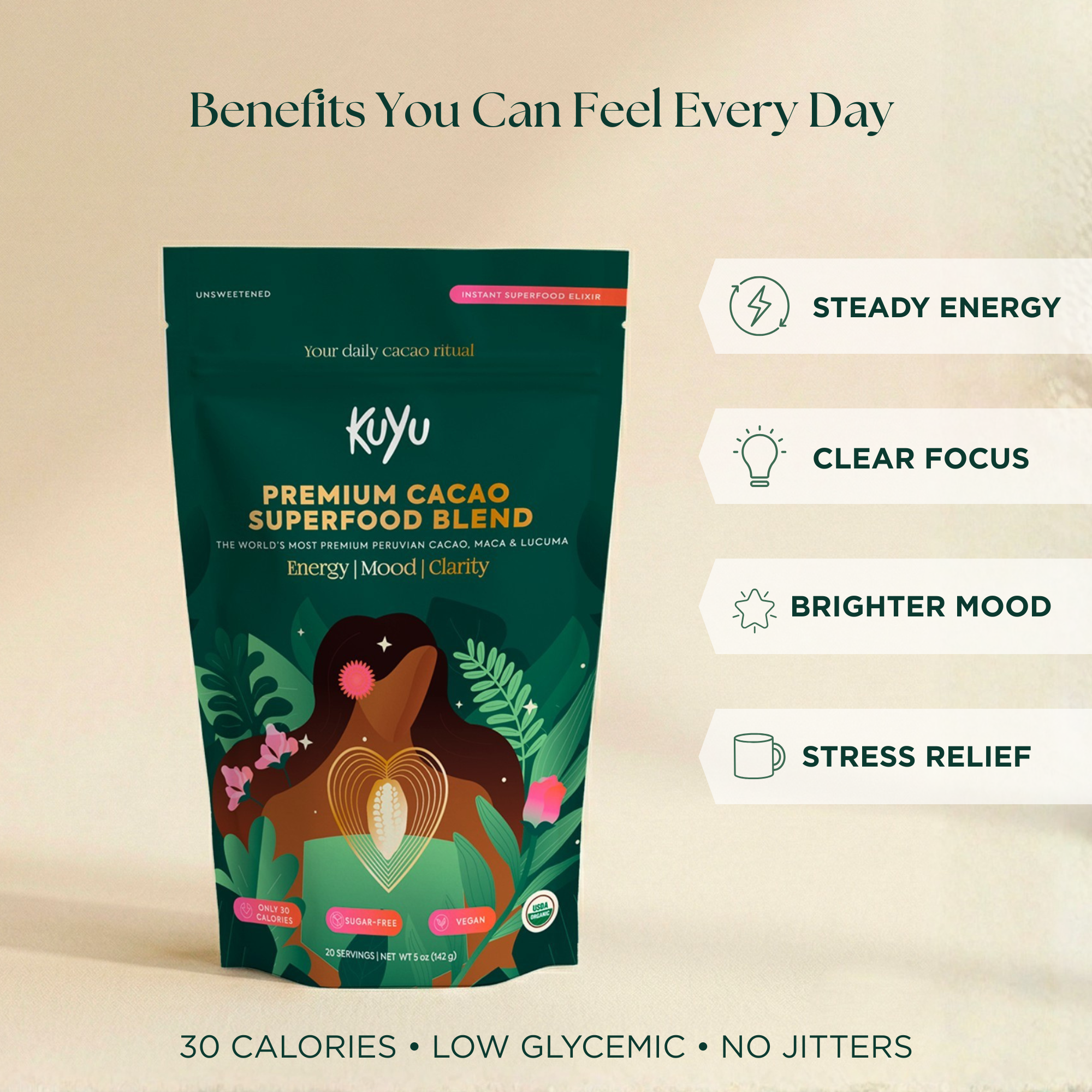 KUYU Cacao Superfood Blend